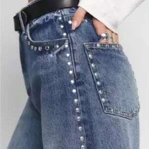 NWT Studded Jean as Seen on TikTok: Sz 28